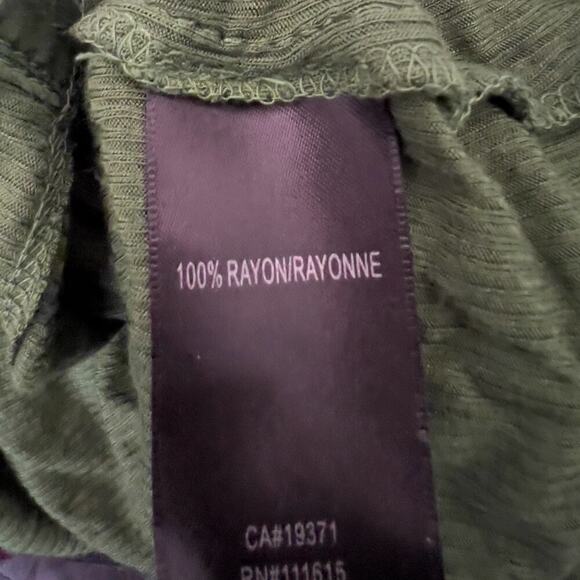 Robert Rodriguez Ruffle Fitted Racerback Tank Top Sleeveless Shirt XS Green - Picture 5 of 5